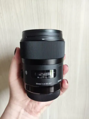Lente Sigma 35mm 1.4 Canon 