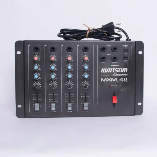 Mesa De Som Mixer Wattsom Mxm 4ii Banda Igreja Academia Web