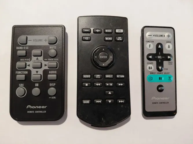 Controles remotos linha Pionner 
