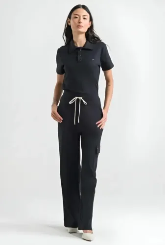 Scrub polo preto dra cherie/tam G