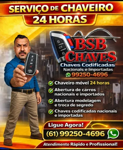 Chaveiro 24 horas 