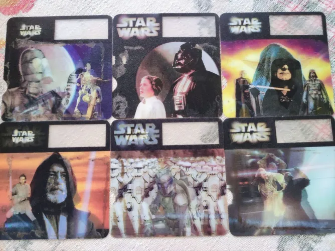 Cards 3D Lenticulares de Star Wars 2002