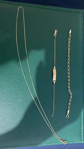 Joias em ouro 18k maciço