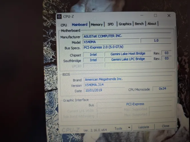 Notebook Asus VivoBook X543M
