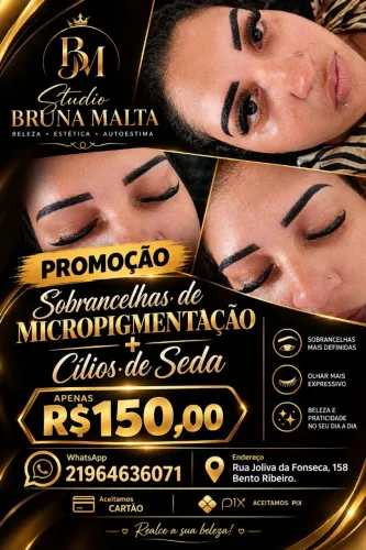 Sobrancelhas e cílios