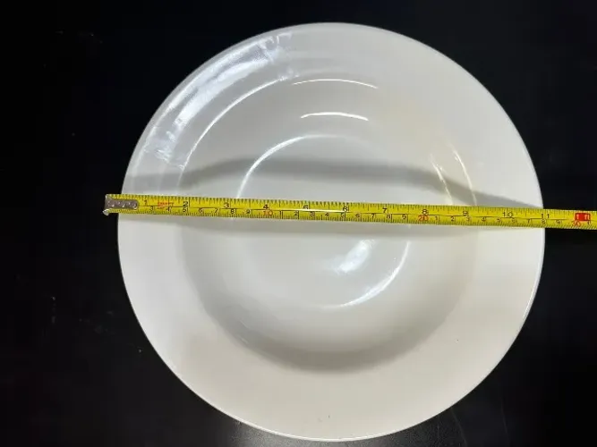 31 Pratos Fundo Porcelana para Pasta ou Rissoto Gourmet da Schmidt 28cm e 20cm central 