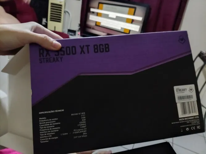 Placa de vídeo RX 5500 XT 8 GB mancer