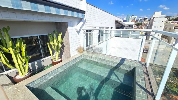 Cobertura, 3 quartos, 1 suite, 3 vagas