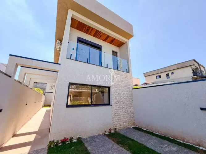 Casa com 03 dormitórios condomínio fechado Villas do Jaguari - Santana de Parnaíba/SP