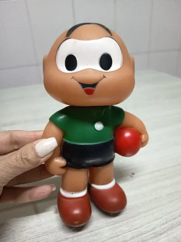 Cebolinha Antigo Abekas Anos 90 - Vinil 18 cm - Turma da Mônica