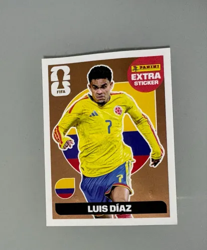 Figurinha Legend Copa 2026 - Luis Díaz Bronze
