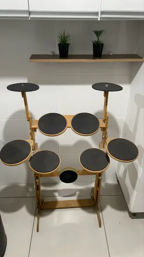 Praticável bateria 8 pads + Pedal One 