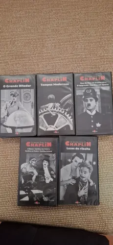 PROMOÇÃO! Fita VHS Coleção Os Grandes Filmes de Chaplin