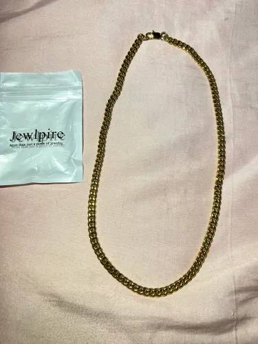 Corrente Cuban Link Jewlpire Banhada a Ouro - Estilo Impecável