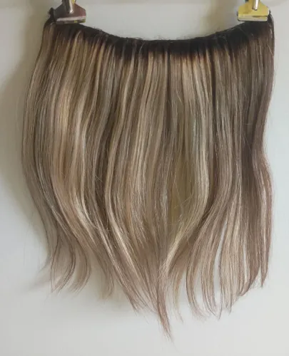 Megahair Cabelo Humano 51g e 40cm - Loiro/Mechado em excelente estado