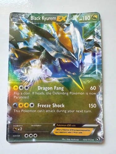 Pokémon Black Kyurem EX Original 2013