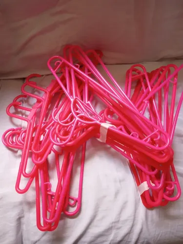 Cabides rosa 30 unidades