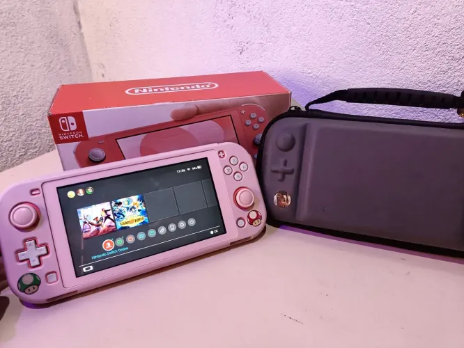 SWITCH LITE COMPLETO COM ACESSÓRIOS | GARANTIA