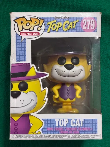 Funko Pop Top Cat (Manda-Chuva) 279 Hanna-Barbera - Original (Caixa com Detalhe)