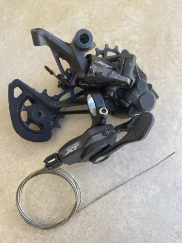 Cambio e passador shimano XT 12v