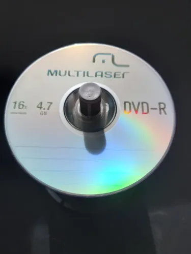 Kit 100 Mídias DVD-R Multilaser 4.7GB 16x Atacado Original