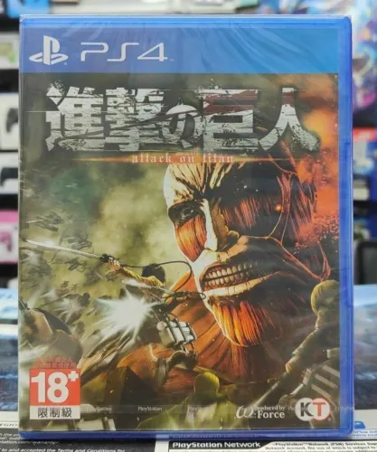 Attack on Titan Ps4 Midia Fisica Original Versão Japonesa