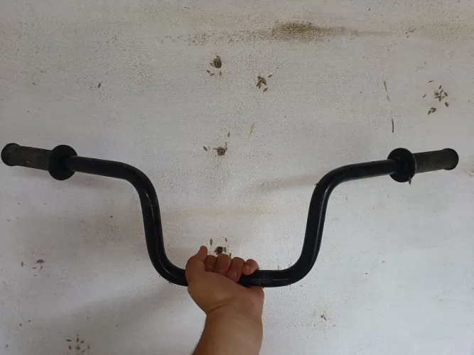 Guidão BMX Alto Preto Novo