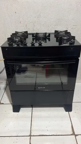 Fogão mesa de vidro