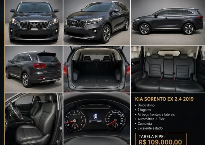 Kia Motors Sorento 2.4 16V 4X2 Aut. 2019