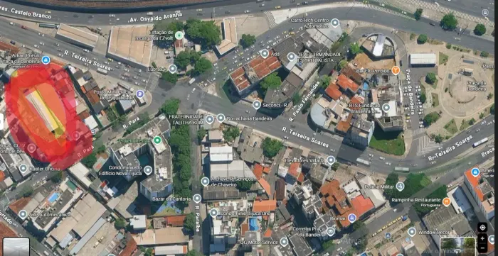 Atenção Incorporadores e Empresários Galpão na Praça da Bandeira 700m2 linear