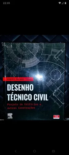 Livro Desenho Técnico Civil - Projeto de Edifícios e outras construções, Machado Roberto