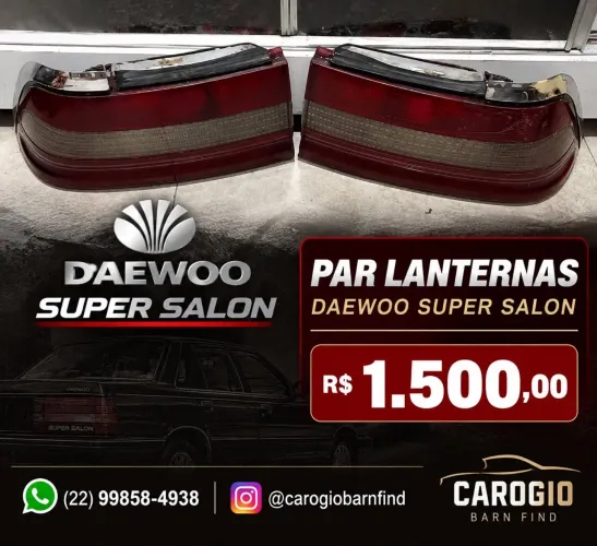 Par Lanternas Traseiras Daewoo Super Salon Original 
