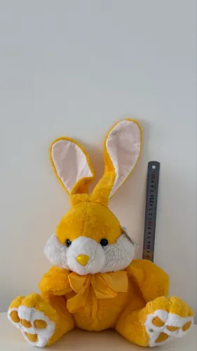 Vendo Coelho de Pelúcia Amarelo Fofinho! ?
