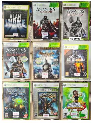 Lote 16 Jogos Xbox 360 - envio pela Olx