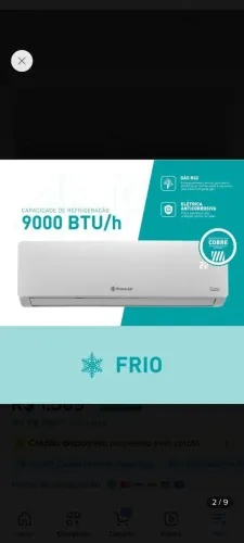 Ar condicionado Split Prime Air 9.000btus