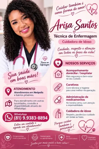 Técnica de Enfermagem | Cuidados Domiciliares e Hospitalares