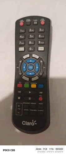 Controle Remoto para Receptor de TV e TV a Cabo Padrão