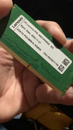 Memória DDR5 16 gigas Lenovo