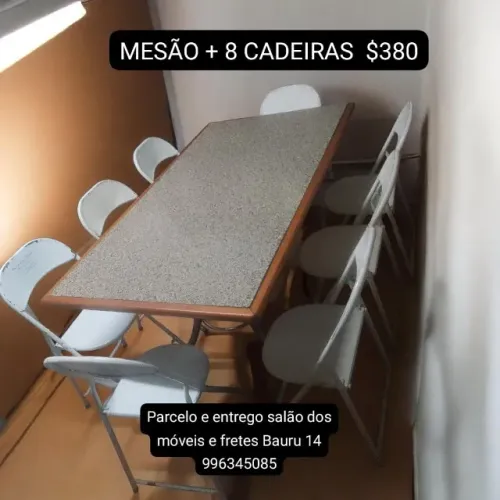 Mesa + 8 cadeiras