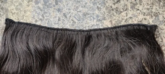 Aplique de cabelo humano 