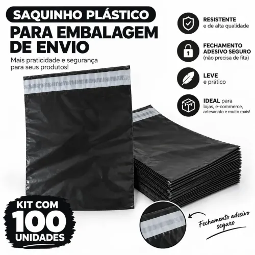 100 Envelope de segurança 15x20