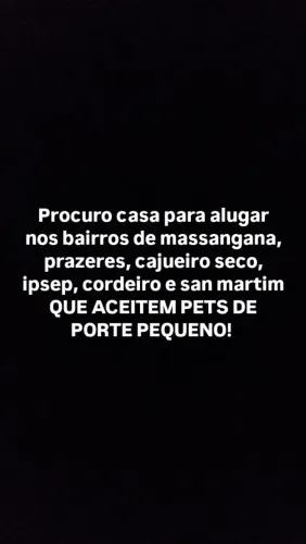 Estou a procura de casas para alugar