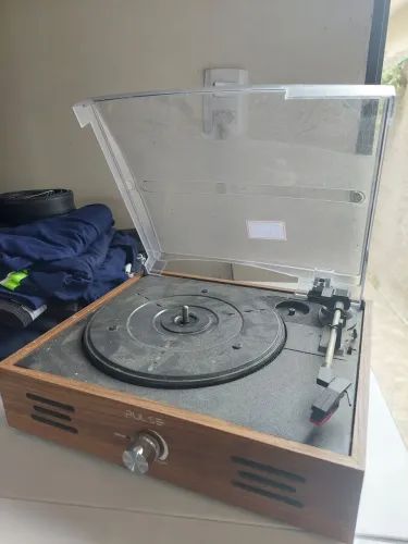 Toca discos para conserto
