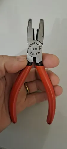 Alicate de corte corneta antigo 6 pol. Com mola ! 