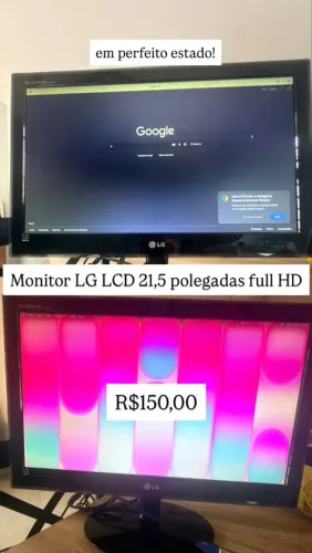 Monitor LG 21,5" Full hd