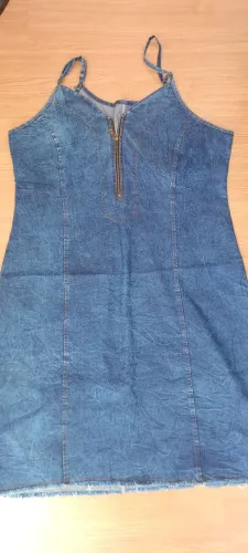 Vestido jeans alça