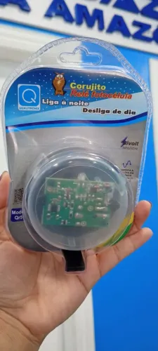 Relé sensor fotocélular bivolts