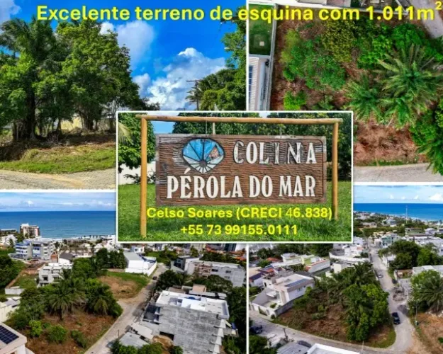 Terreno de esquina com 1.011m²
