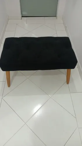 Namoradeira dois lugares cor preta