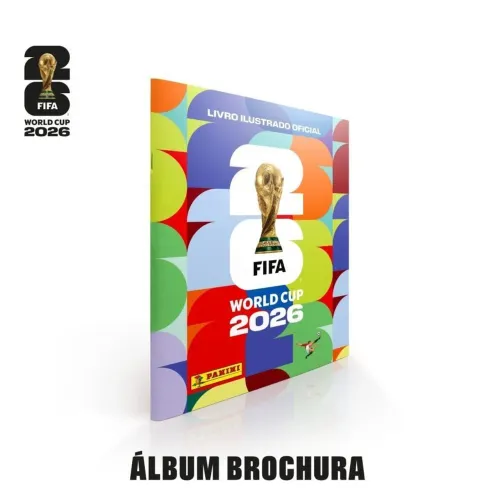 Álbum de figurinhas Copa 2026 capa brochura